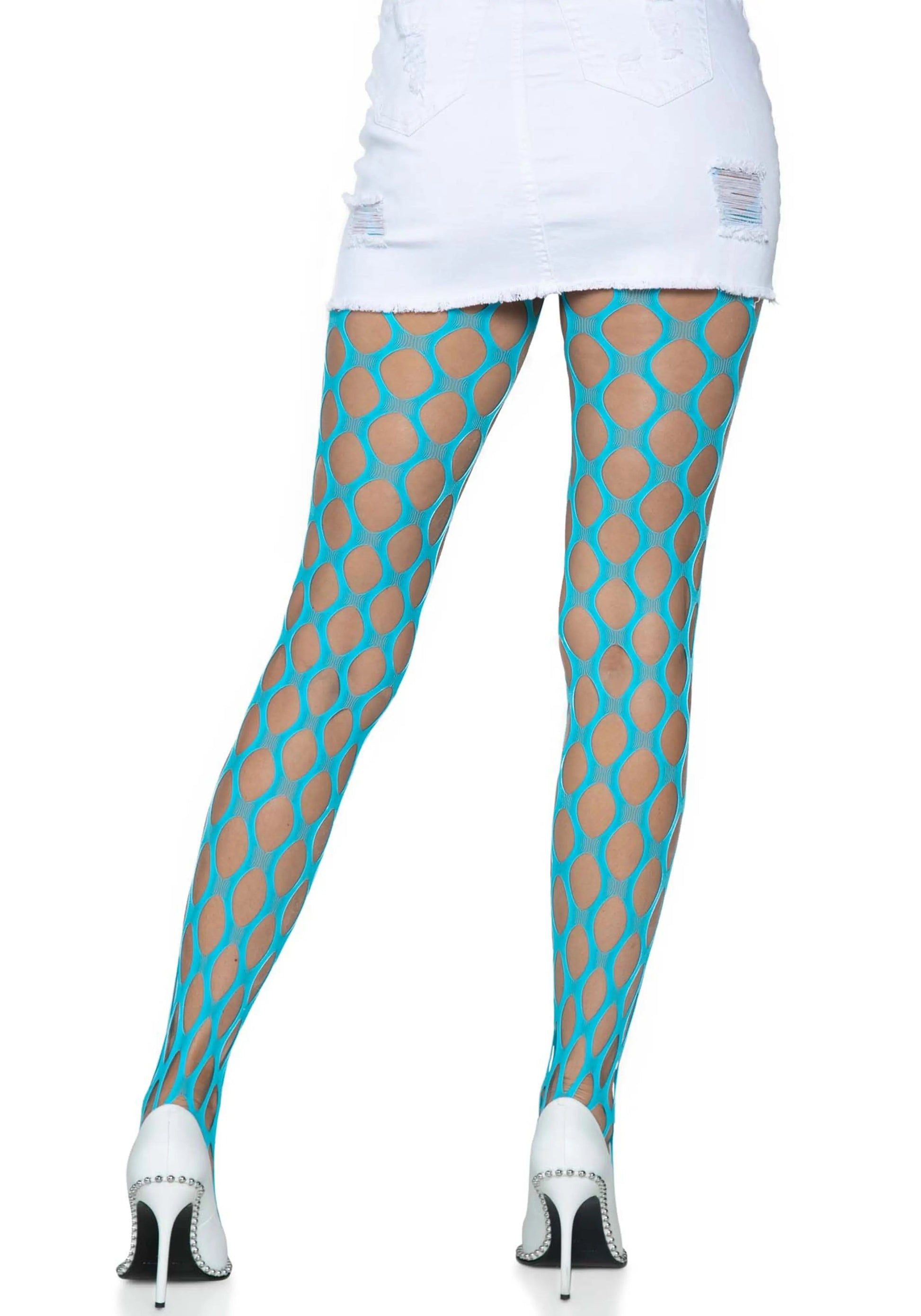 LacyNighty™ Jumbo Pothole Net Pantyhose Leg Avenue Hosiery
