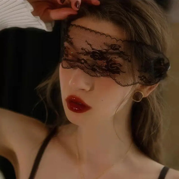 LacyNighty™ Seductive Lace Eye Mask Lavah Intimates mask