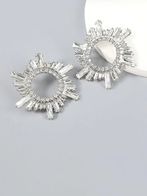 Anisa Crystal Hoop Earrings Mew Mews Fashion Earrings