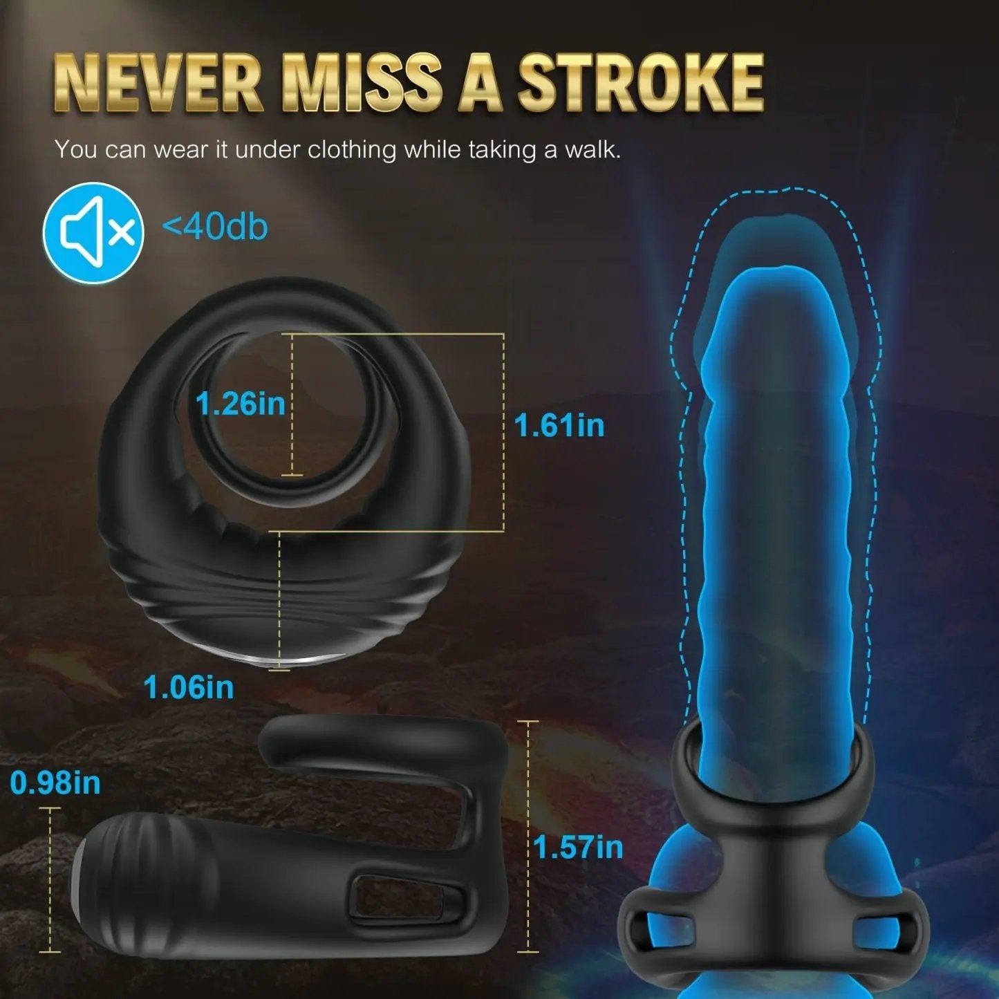 💥2025 New Speeds Men’s Smart Ring- 4 in 1 Nighty