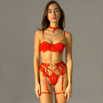 LacyNighty™ Adora's Jewelry Set Intimisa Lingerie Set