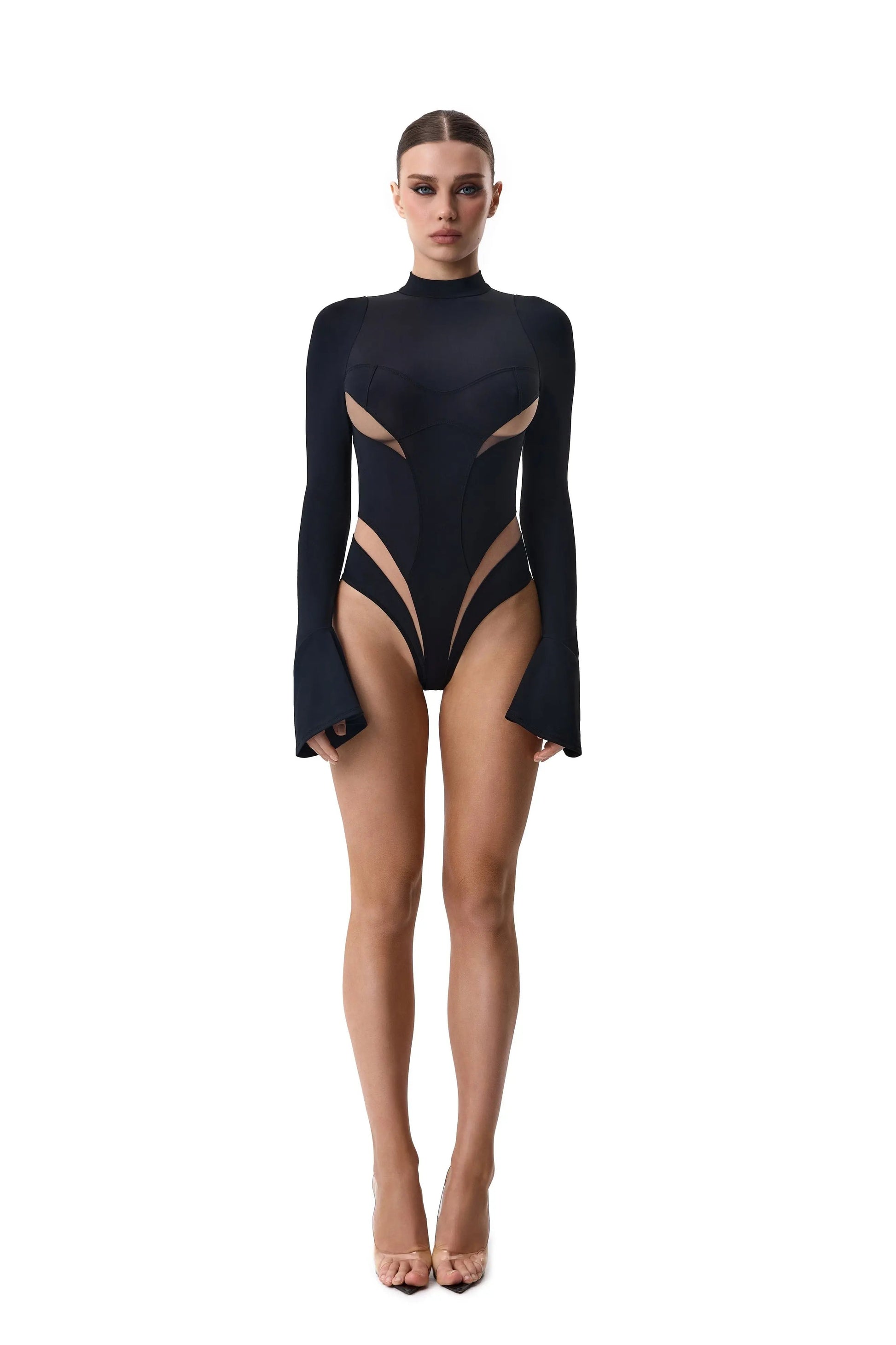 LacyNighty™ Body Microfiber Black LacyNighty body