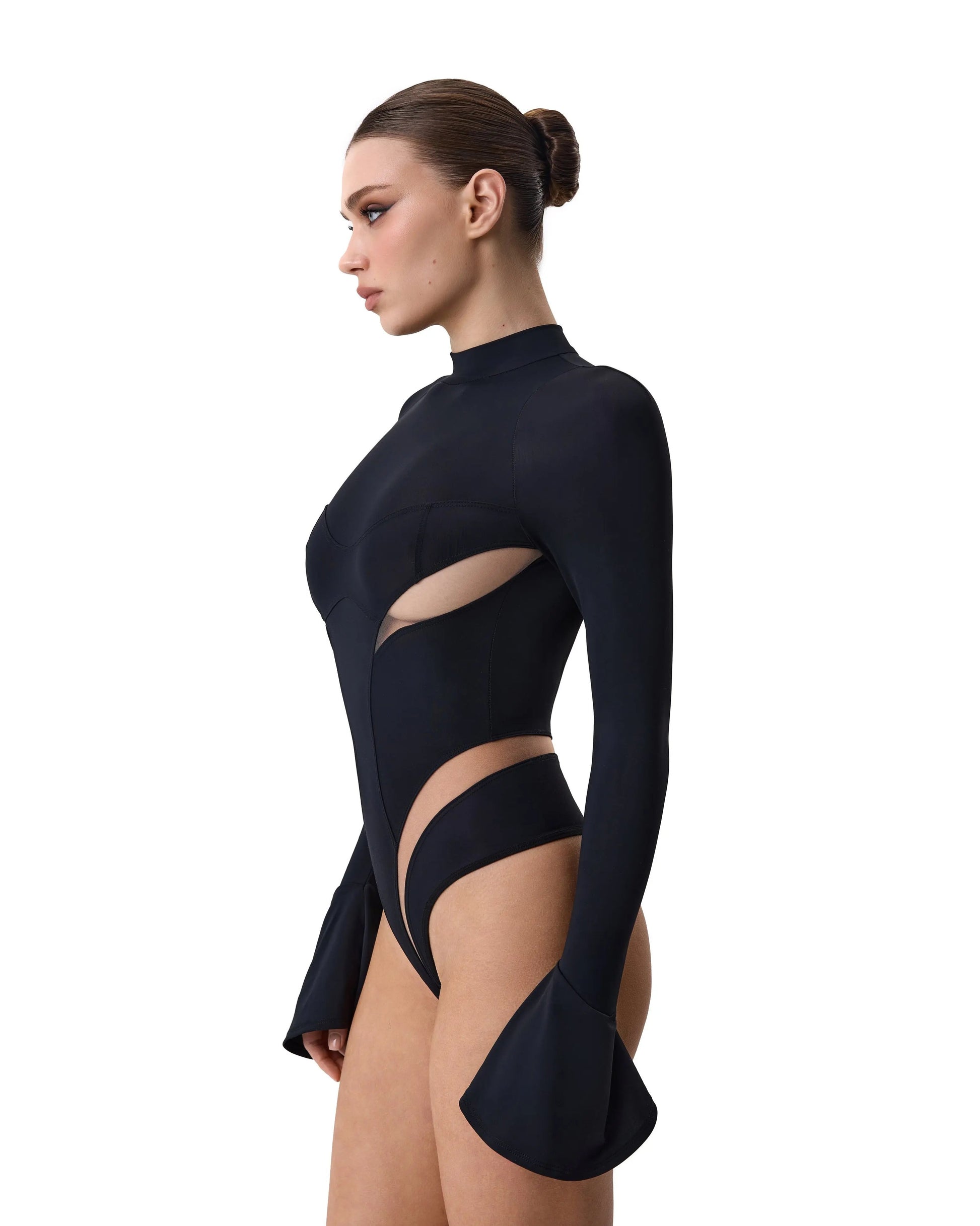 LacyNighty™ Body Microfiber Black LacyNighty body