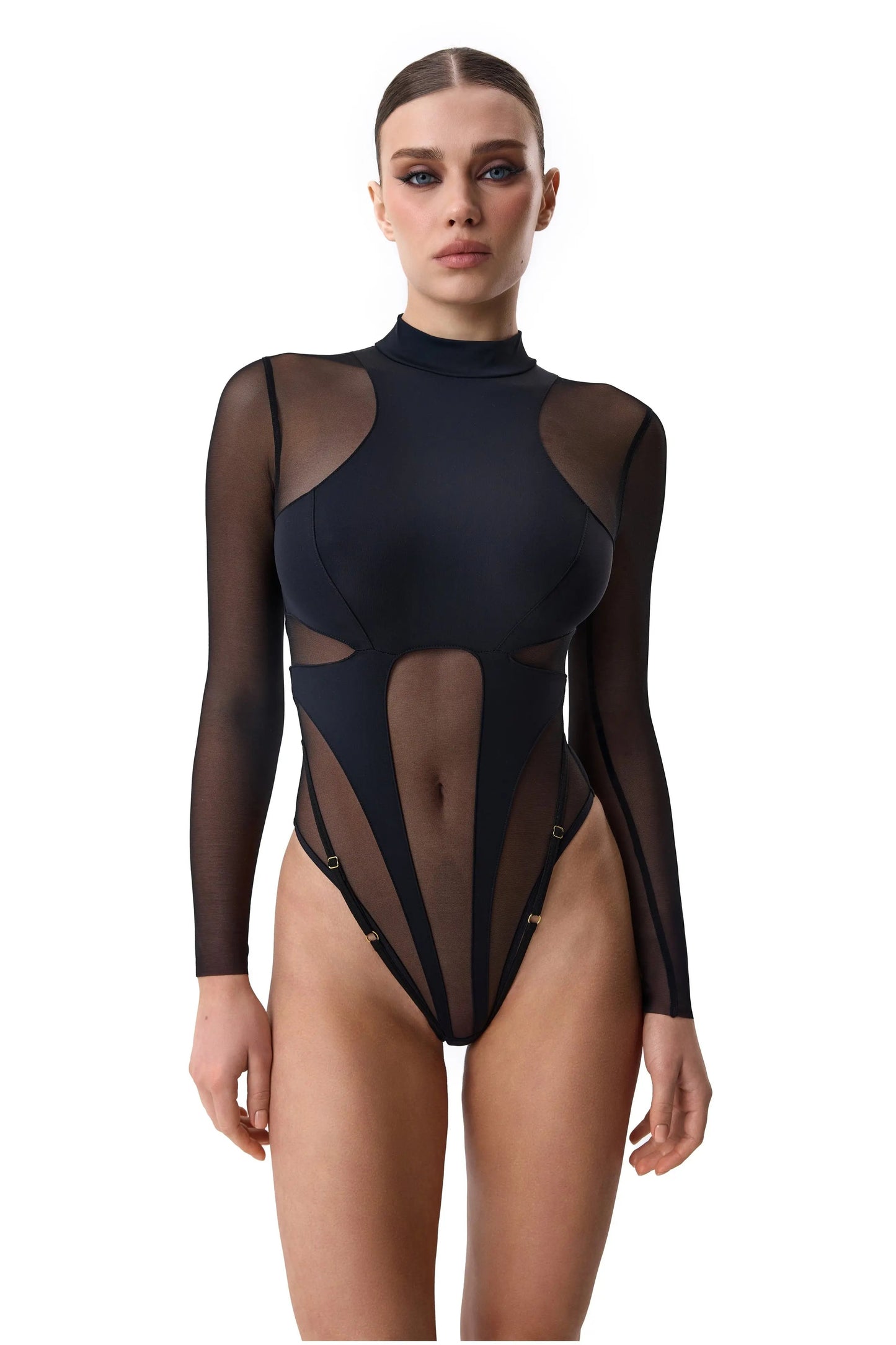 LacyNighty™ Body Mesh Black LacyNighty body