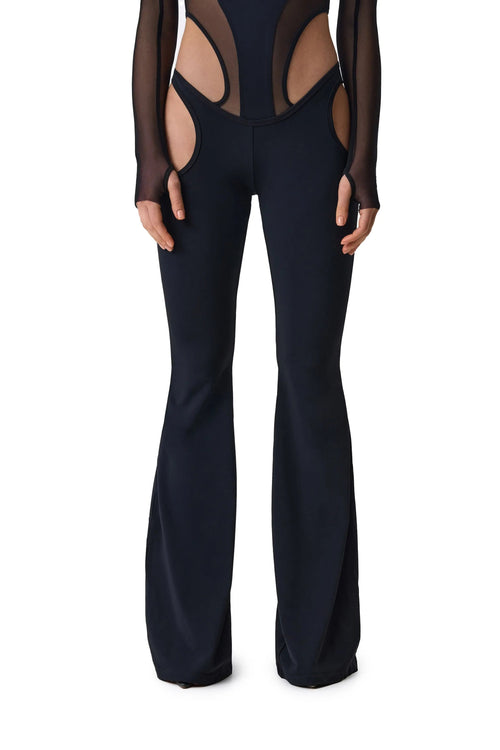 LacyNighty™ Pants Microfibre Black LacyNighty pants