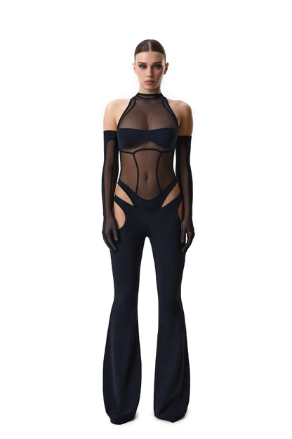 LacyNighty™ Suit Combo Black LacyNighty suit