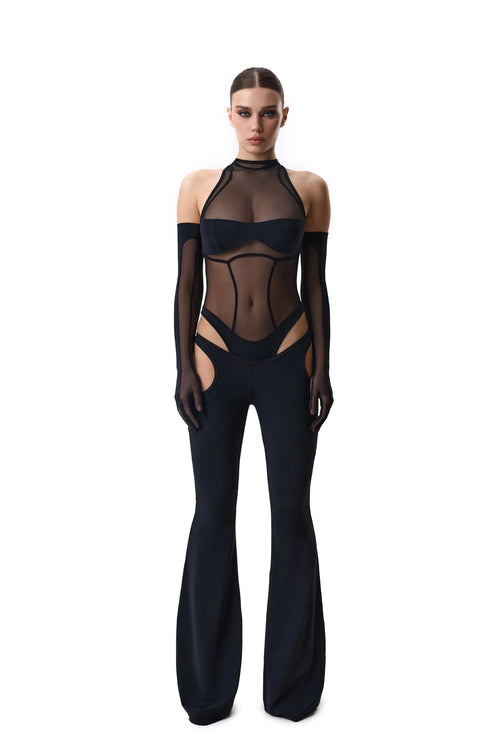 LacyNighty™ Suit Combo Black LacyNighty suit