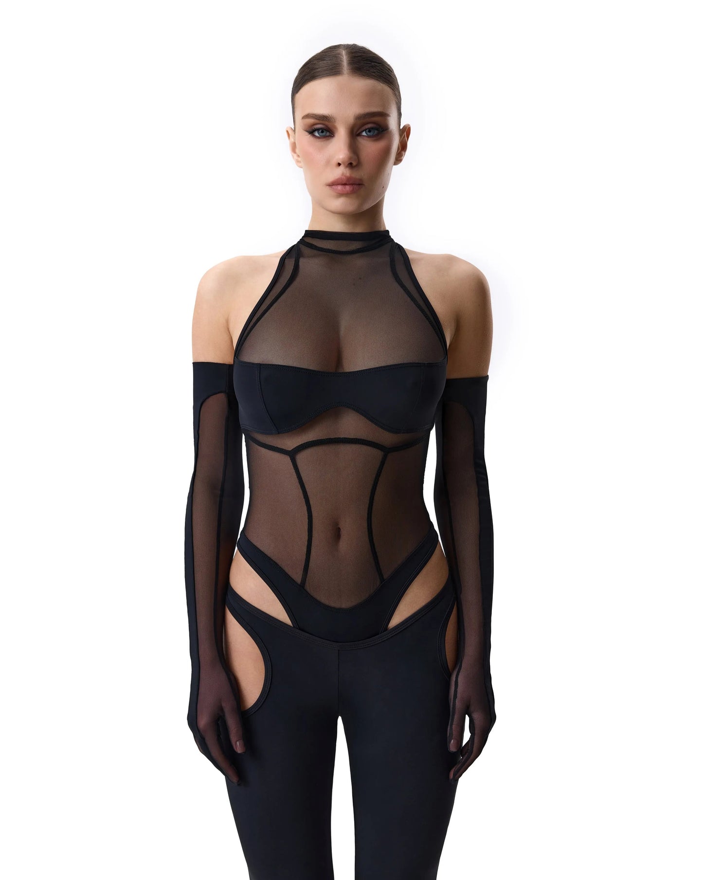 LacyNighty™ Suit Combo Black LacyNighty suit