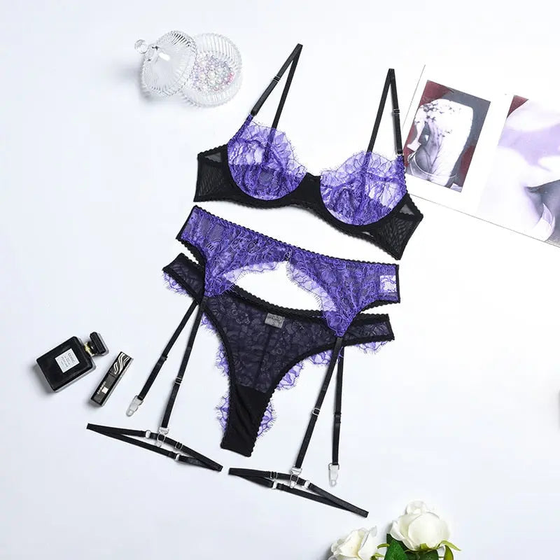 I Don't Want Your Love Lingerie Set ELLOLACE Official Store Lingerie & Intimates