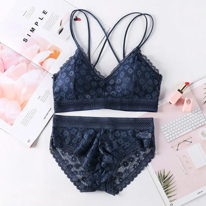 The Flower that Resembles You Bra Sets Fenland Clothes Store Lingerie & Intimates