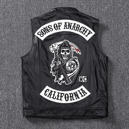 Anarchy Leather Vest Shop1103529143 Store