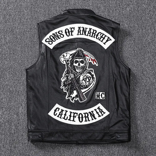 Anarchy Leather Vest Shop1103529143 Store