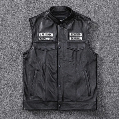Anarchy Leather Vest Shop1103529143 Store