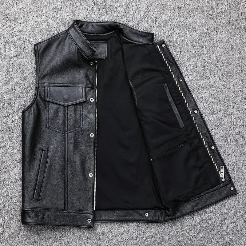 Anarchy Leather Vest Shop1103529143 Store