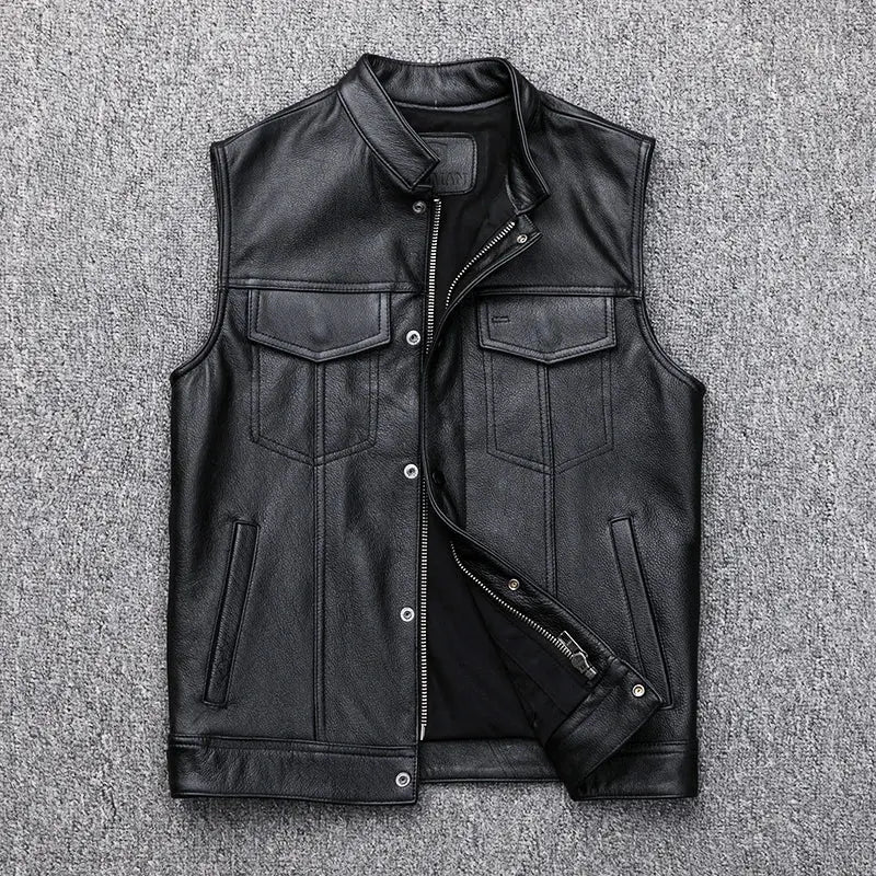 Anarchy Leather Vest Shop1103529143 Store