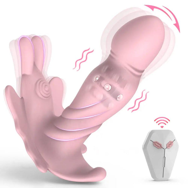 Flutter - Butterfly remote control wearable vibrator & g spot stimulator Lovetremor Clitoral vibrators