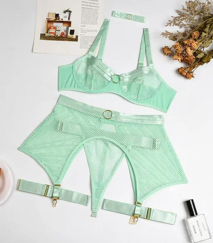 Model SL219 (7-Colors) ELLOLACE sexy lingerie set