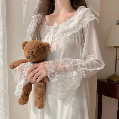 Shooting Star In Your Eyes Nightdress LacyNighty Sleeping Wear