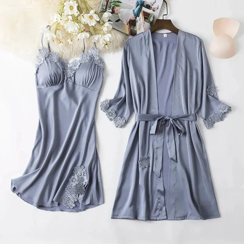 Dancing Dreamin' Sleeping Robe LacyNighty Sleeping Wear