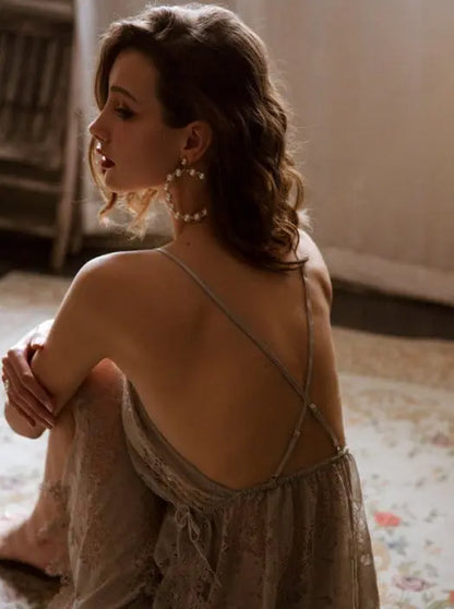 Meant For Me Nightdress LacyNighty Sleeping Wear