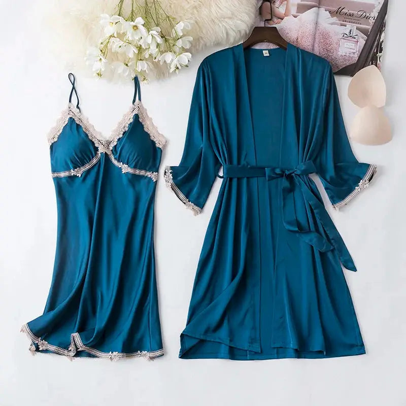 Dancing Dreamin' Sleeping Robe LacyNighty Sleeping Wear