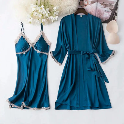 Dancing Dreamin' Sleeping Robe LacyNighty Sleeping Wear