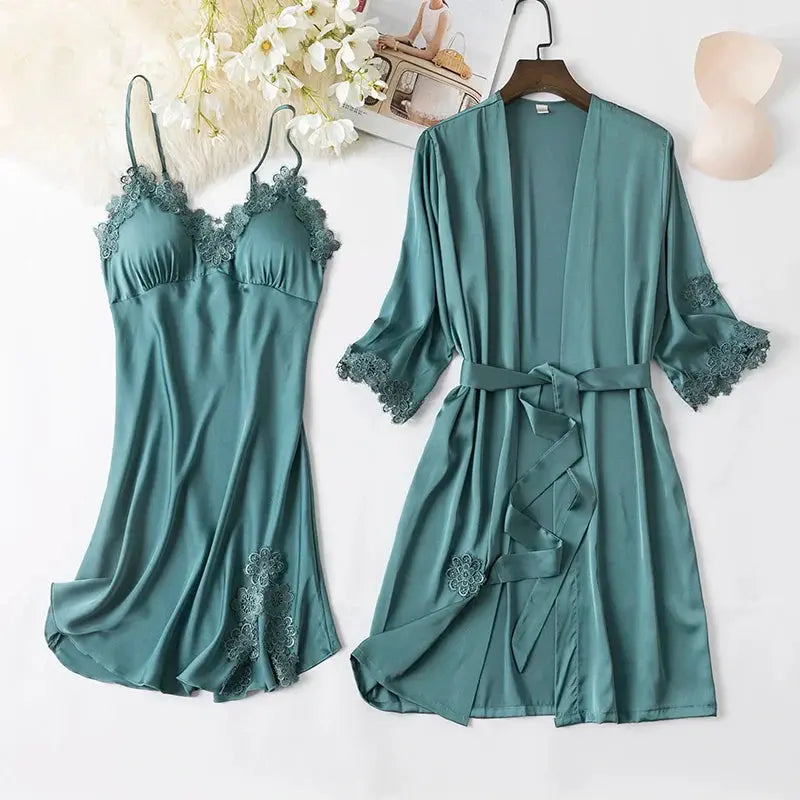 Dancing Dreamin' Sleeping Robe LacyNighty Sleeping Wear