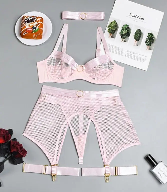 Model SL219 (7-Colors) ELLOLACE sexy lingerie set