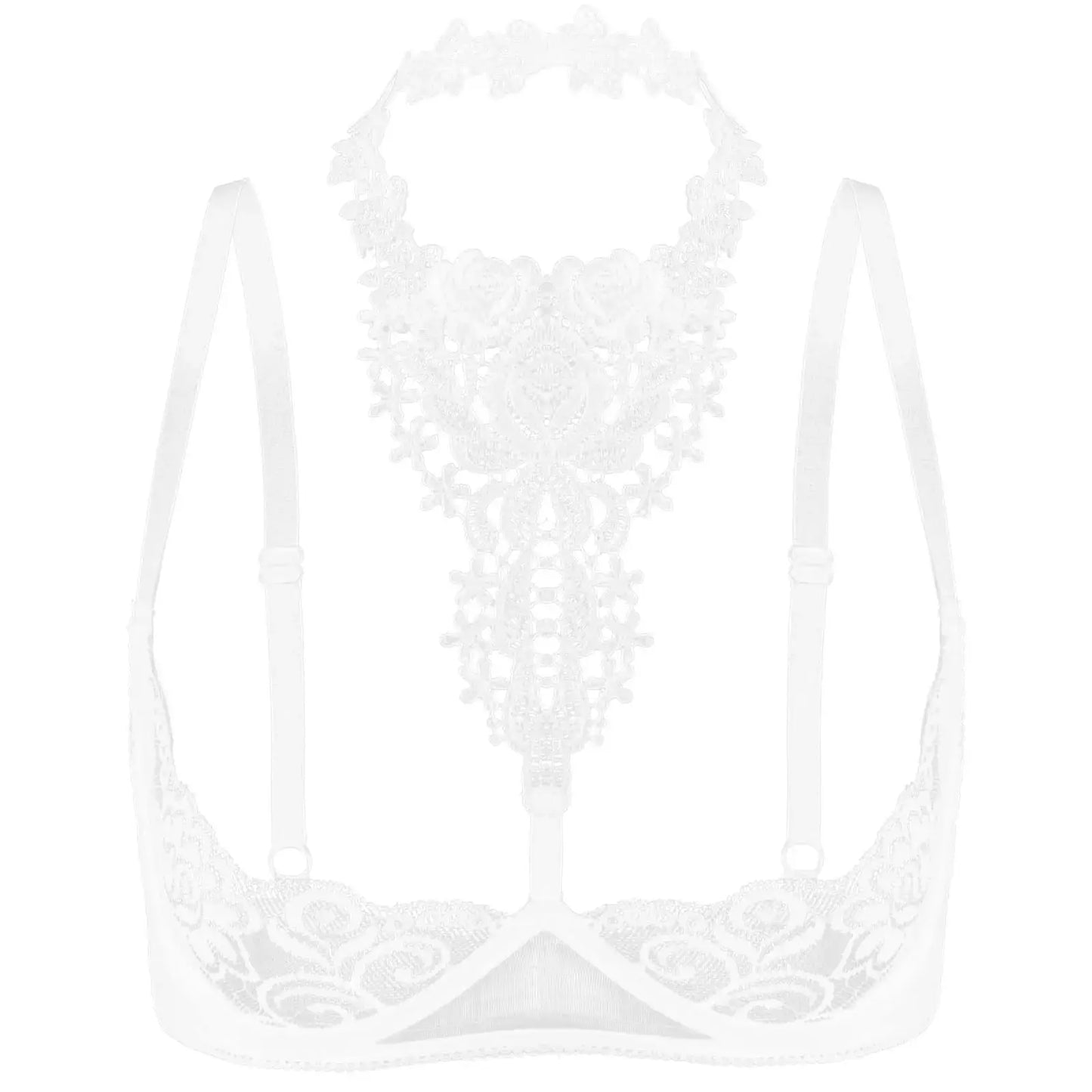 See-through Halter Bra Lacy0301 Other