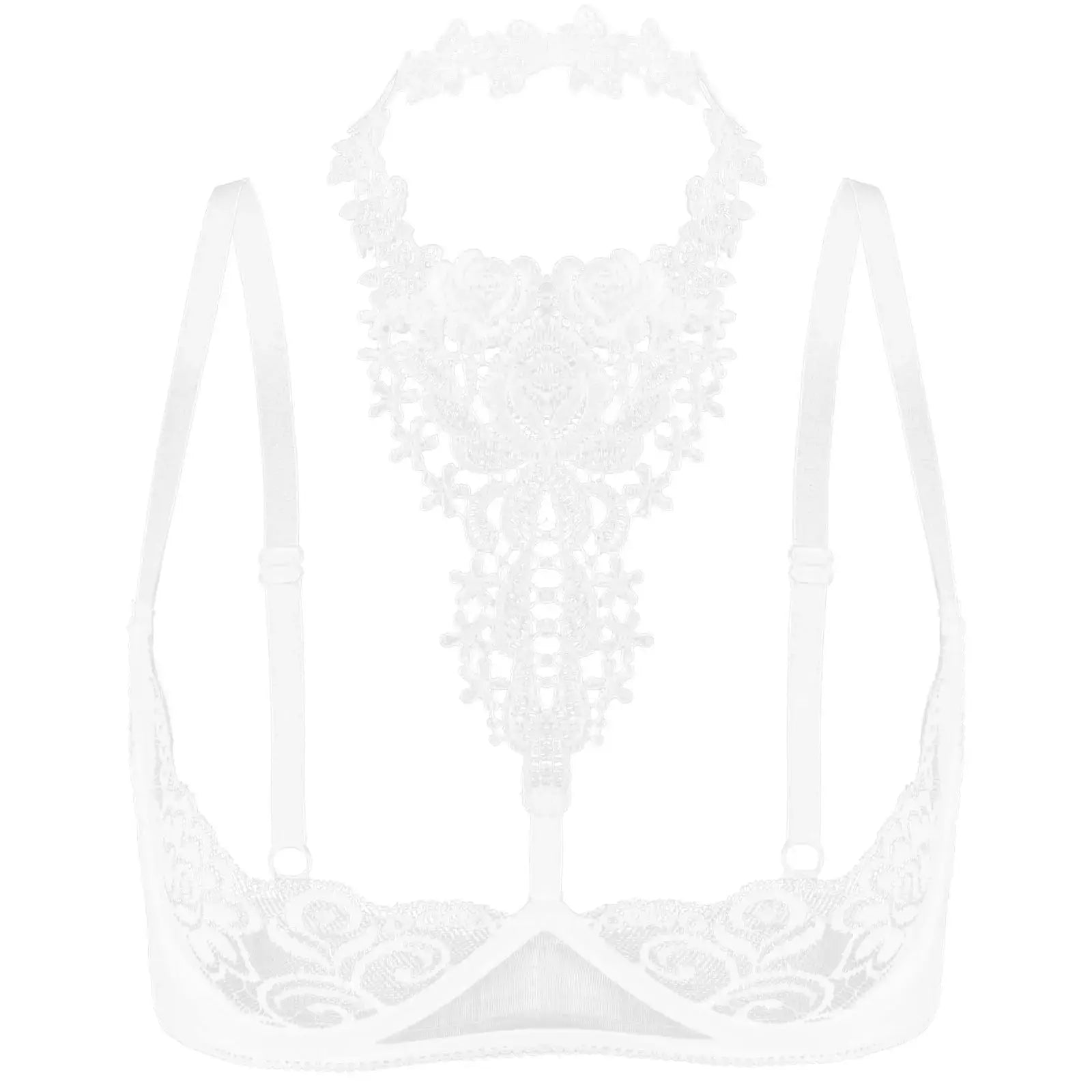 See-through Halter Bra Lacy0301 Other