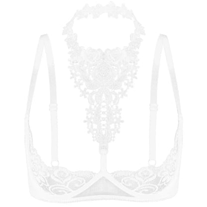 See-through Halter Bra Lacy0301 Other