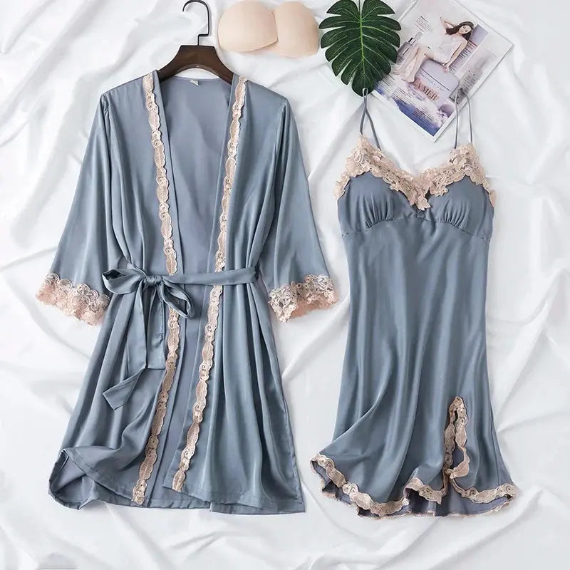 Dancing Dreamin' Sleeping Robe LacyNighty Sleeping Wear