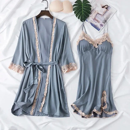 Dancing Dreamin' Sleeping Robe LacyNighty Sleeping Wear