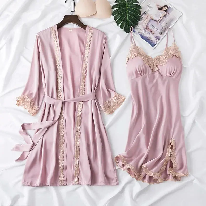 Dancing Dreamin' Sleeping Robe LacyNighty Sleeping Wear