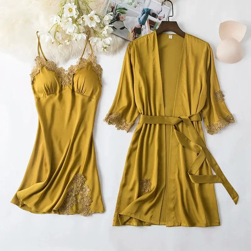 Dancing Dreamin' Sleeping Robe LacyNighty Sleeping Wear