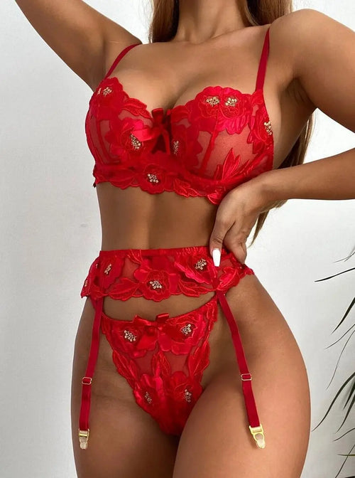 LacyNighty™ Model SL206 DM-2 sexy lingerie set