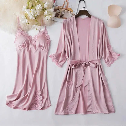 Dancing Dreamin' Sleeping Robe LacyNighty Sleeping Wear