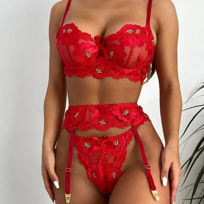LacyNighty™ Model SL206 DM-2 sexy lingerie set