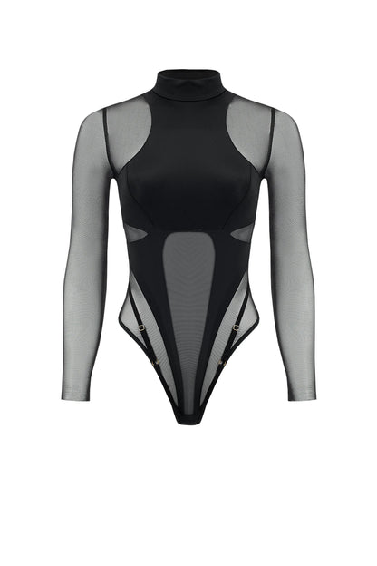 LacyNighty™ Body Mesh Black LacyNighty body