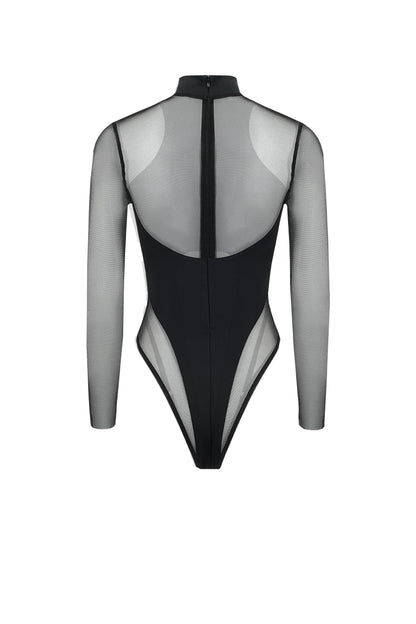 LacyNighty™ Body Mesh Black LacyNighty body