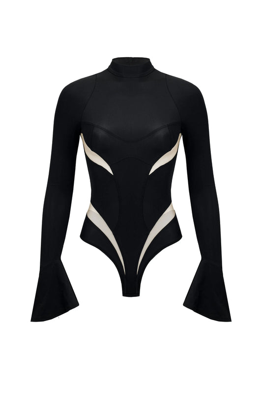 LacyNighty™ Body Microfiber Black LacyNighty body