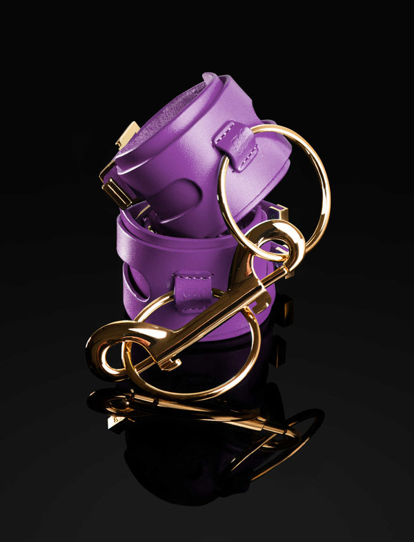 LactNighty™ Amethyst Bondage Cuff Set