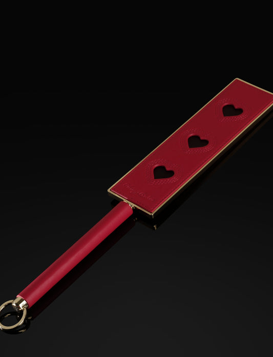 LactNighty™ Red Heart Leather Paddle
