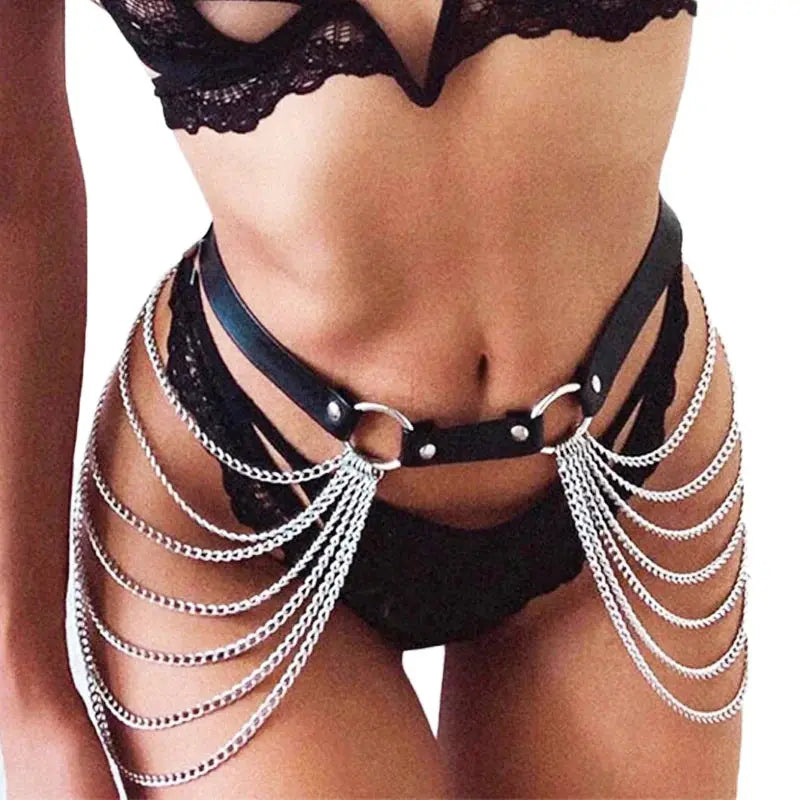 Chain Reaction Leather Set Lavah Pleasure