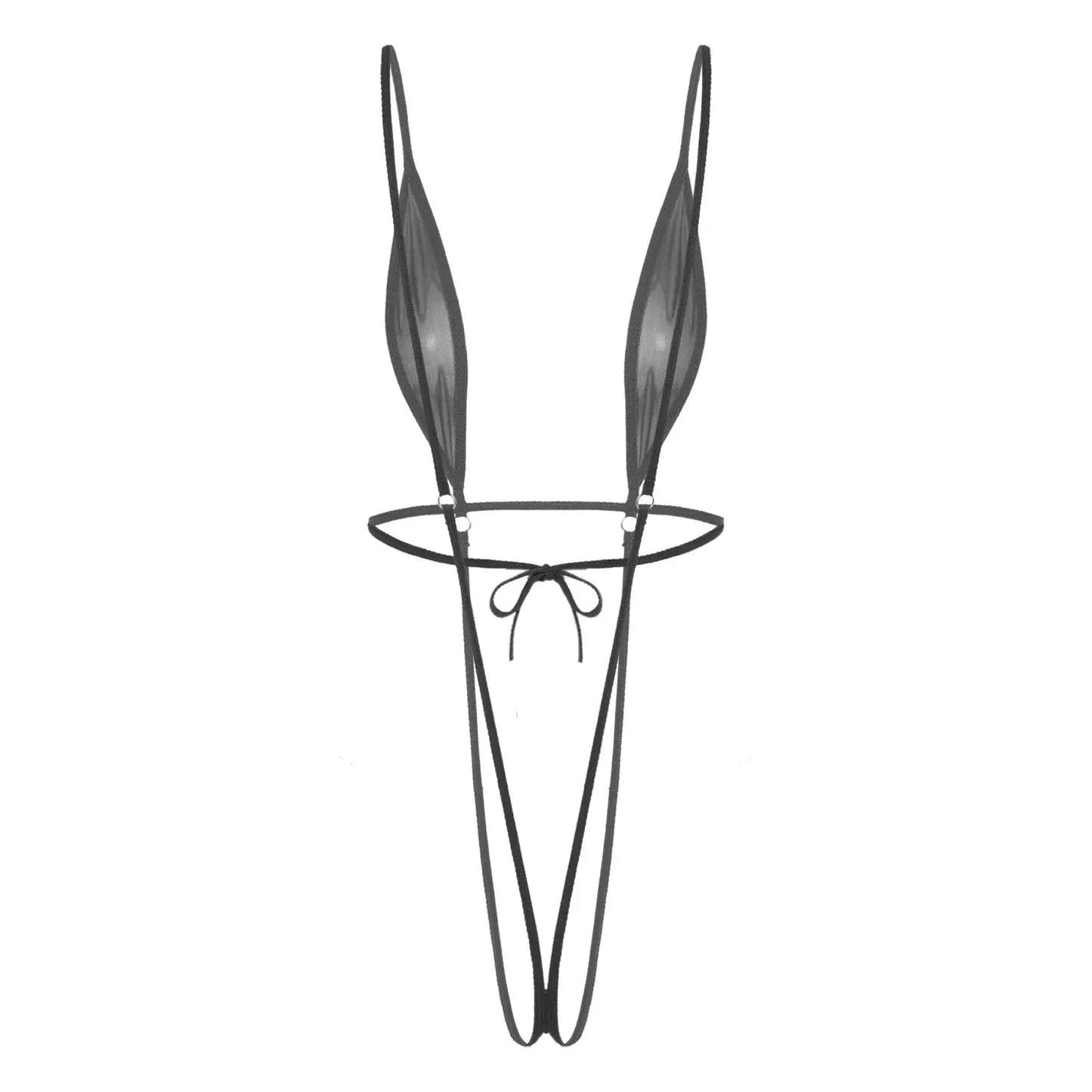 Heart Goes Numb Crotchless Lingerie LacyNighty Lingerie & Intimates