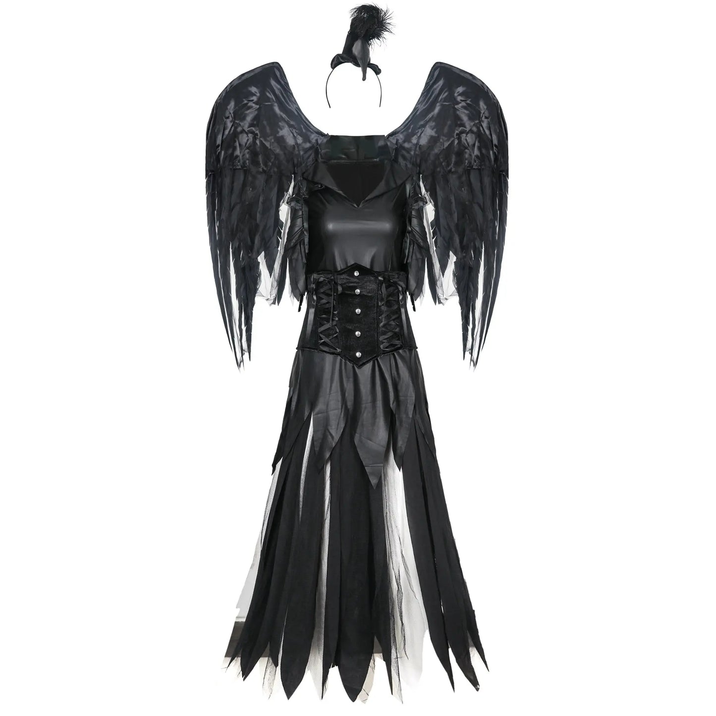 LacyNighty™ Midnight Seraphim Lacy Nighty