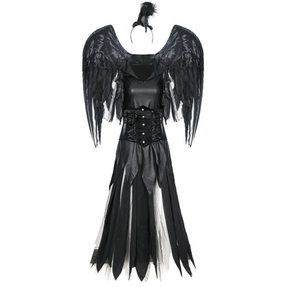 LacyNighty™ Midnight Seraphim Lacy Nighty