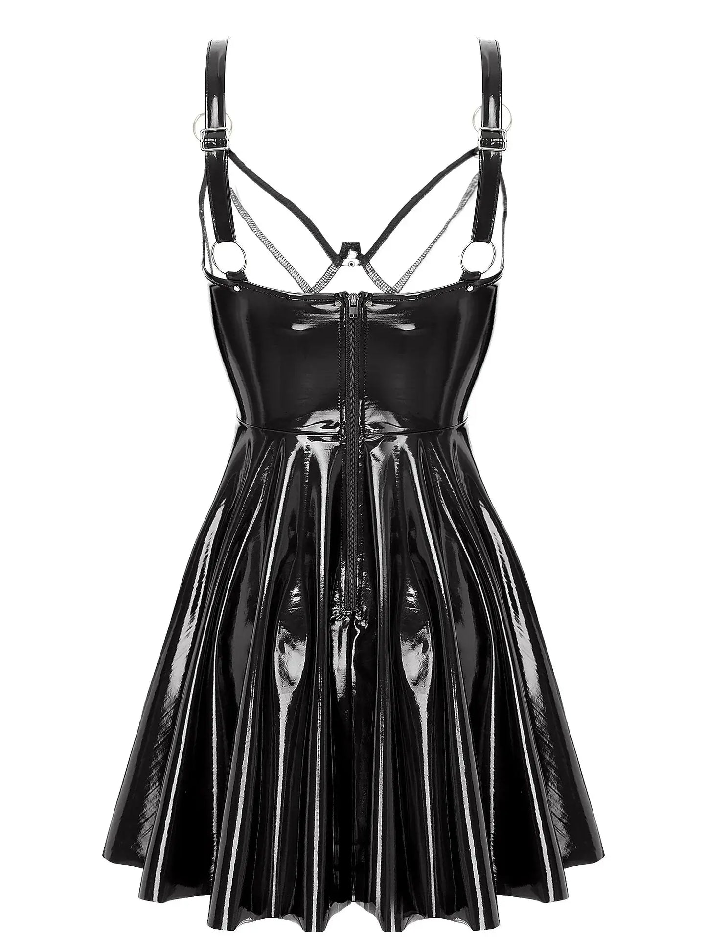 Glossy Leather Latex Dress Lacy0301 Other