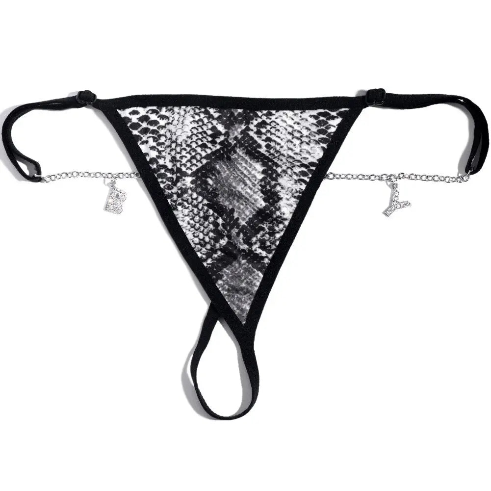 LacyNighty™ Naughty Whispers Lace Thong CARAQUET g-string