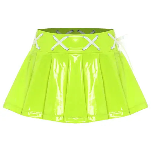 Lace-up Mini Skirt Lacy0301 Other